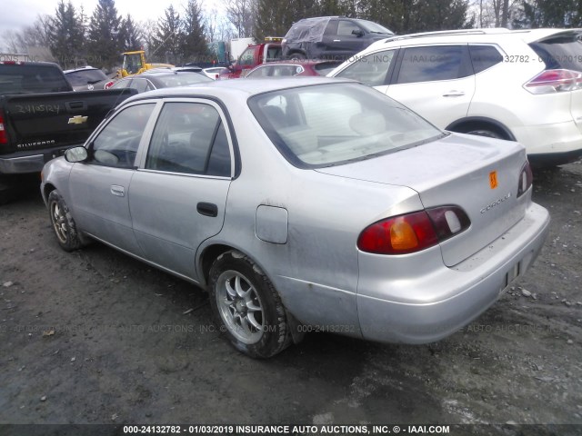 2T1BR12E3YC266580 - 2000 TOYOTA COROLLA VE/CE/LE SILVER photo 3