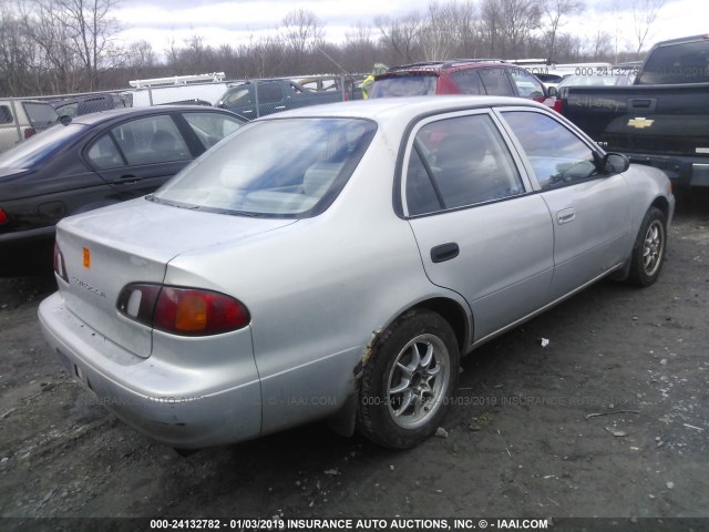 2T1BR12E3YC266580 - 2000 TOYOTA COROLLA VE/CE/LE SILVER photo 4