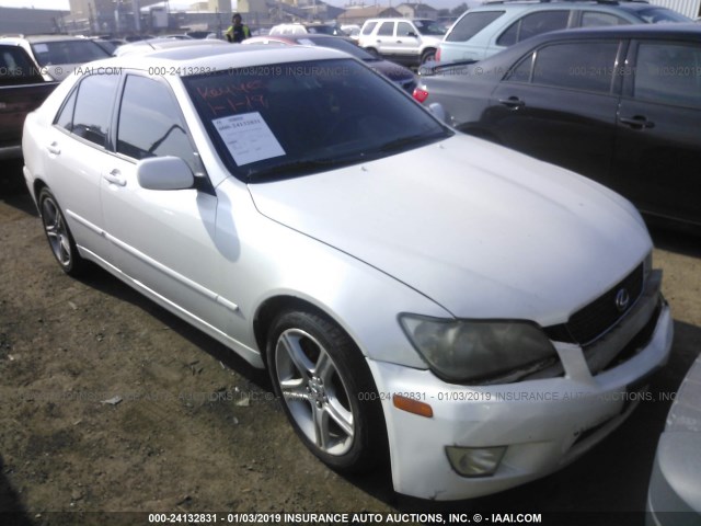 JTHBD192120047708 - 2002 LEXUS IS 300 WHITE photo 1