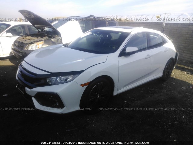 SHHFK7H81HU420112 - 2017 HONDA CIVIC EXL WHITE photo 2