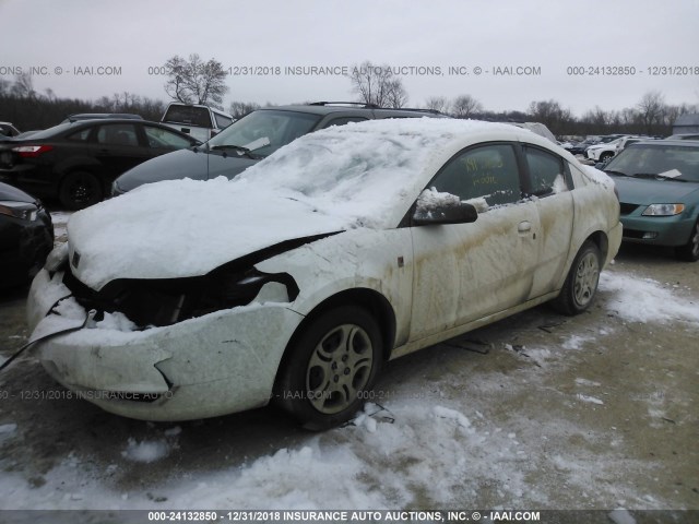 1G8AN12F64Z143155 - 2004 SATURN ION LEVEL 2 WHITE photo 2