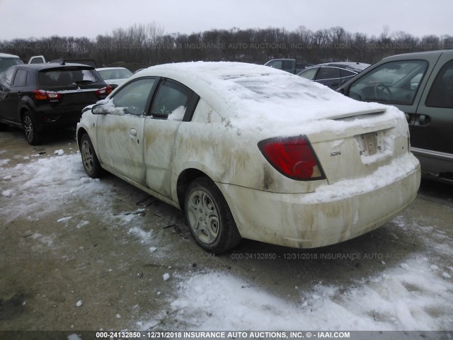 1G8AN12F64Z143155 - 2004 SATURN ION LEVEL 2 WHITE photo 3