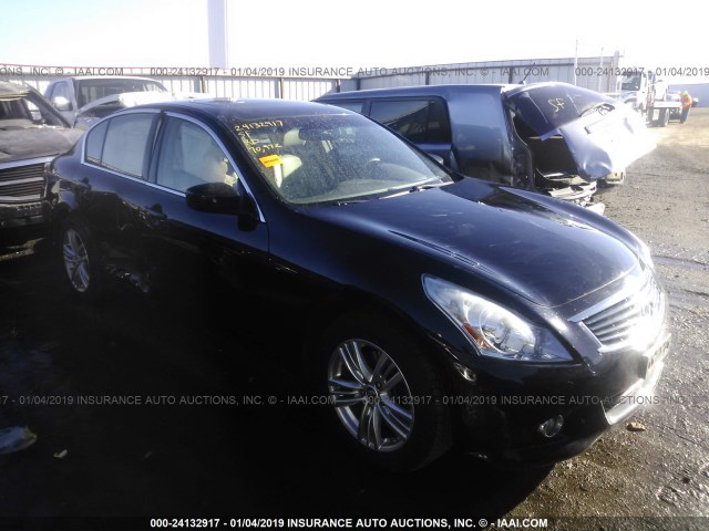 JN1CV6AR3CM673542 - 2012 INFINITI G37 BLACK photo 1