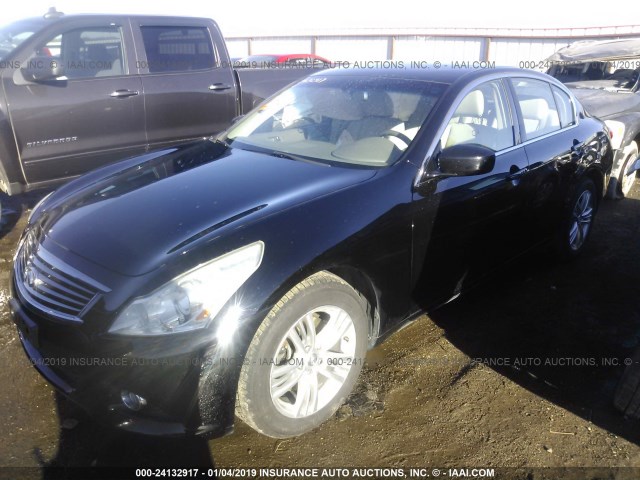 JN1CV6AR3CM673542 - 2012 INFINITI G37 BLACK photo 2