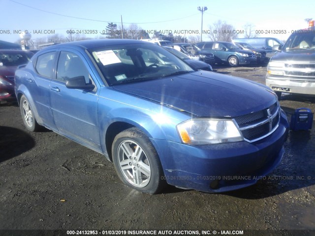 1B3LC56B79N502192 - 2009 DODGE AVENGER SXT/R/T BLUE photo 1