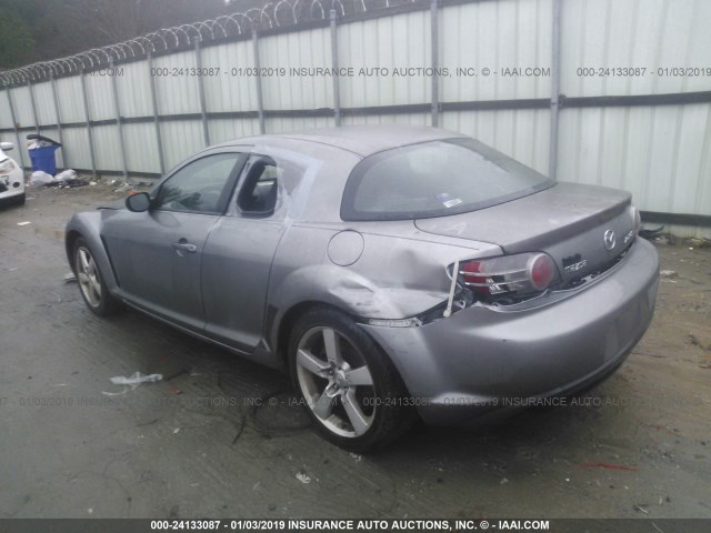 JM1FE173240122172 - 2004 MAZDA RX8 SILVER photo 3