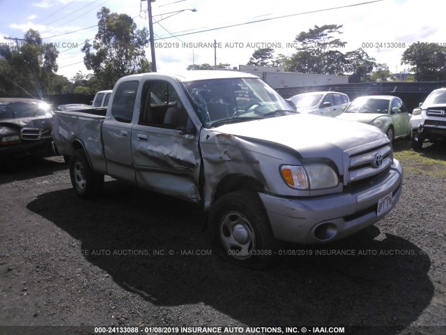 5TBBN44153S367930 - 2003 TOYOTA TUNDRA ACCESS CAB SR5 SILVER photo 1