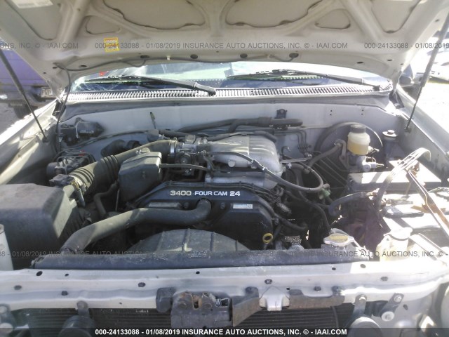 5TBBN44153S367930 - 2003 TOYOTA TUNDRA ACCESS CAB SR5 SILVER photo 10