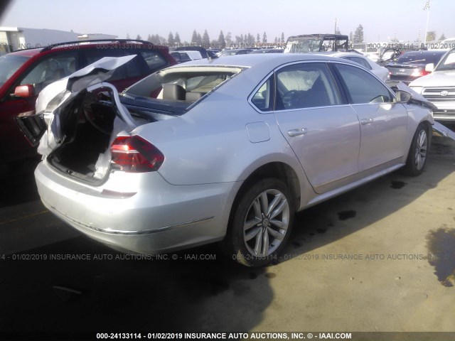 1VWGT7A34HC084712 - 2017 VOLKSWAGEN PASSAT SE SILVER photo 4