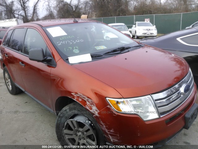 2FMDK36C28BB04462 - 2008 FORD EDGE SE ORANGE photo 1