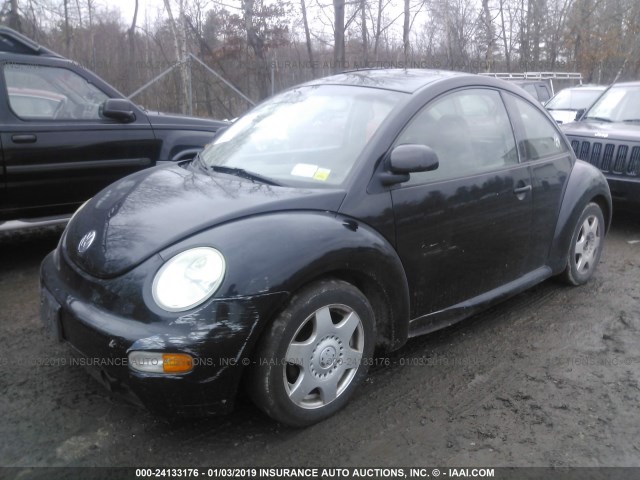 3VWBB61C8WM012415 - 1998 VOLKSWAGEN NEW BEETLE Schwarz Foto 2