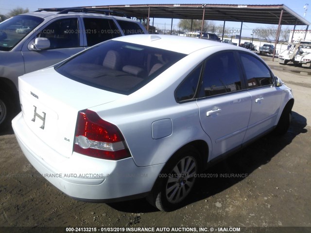 YV1MS382752108513 - 2005 VOLVO S40 2.4I WHITE photo 4