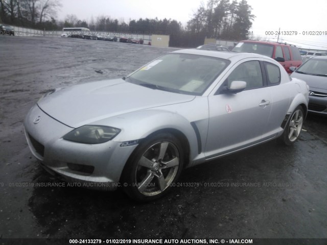 JM1FE173770212373 - 2007 MAZDA RX8 SILVER photo 2