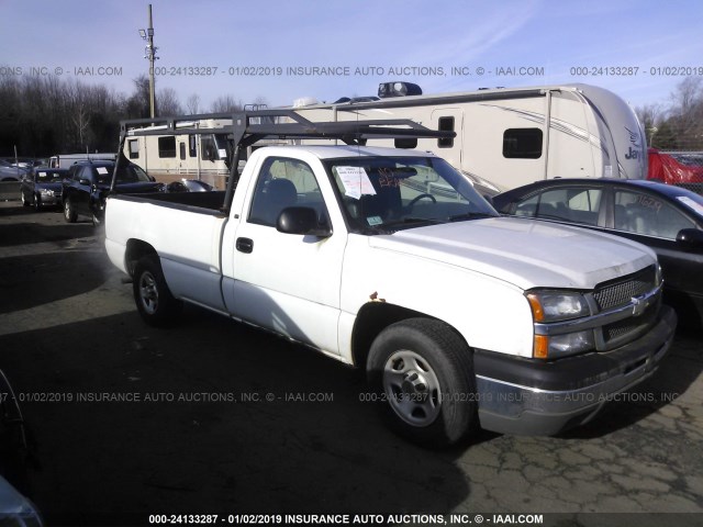 1GCEC14X74Z202443 - 2004 CHEVROLET SILVERADO C1500 WHITE photo 1