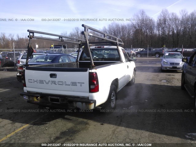 1GCEC14X74Z202443 - 2004 CHEVROLET SILVERADO C1500 WHITE photo 4