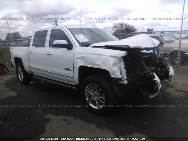 3GCUKTEJ2JG186152 - 2018 CHEVROLET SILVERADO K1500 HIGH COUNTRY WHITE photo 1