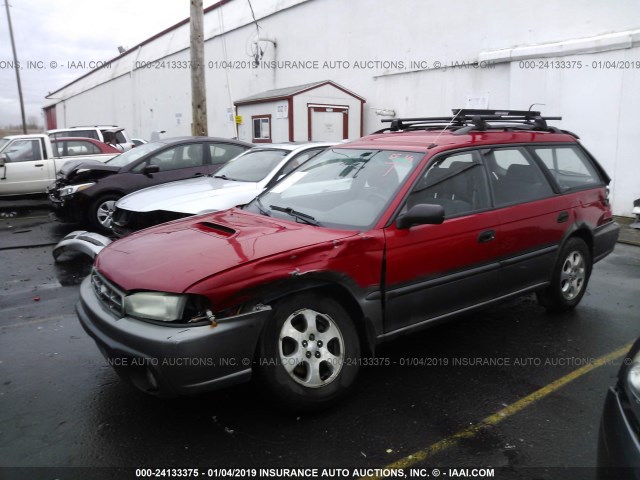 4S3BG685XX6633149 - 1999 SUBARU LEGACY OUTBACK/OUTBACK SSV/OUTBACK LIMITED/30TH ANNNIVERSARY OUTBACK RED photo 2