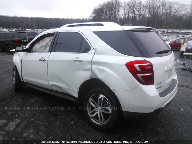 2GNALDEK7H6191777 - 2017 CHEVROLET EQUINOX PREMIER WHITE photo 3