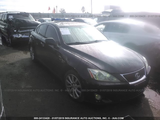 JTHBK262085077245 - 2008 LEXUS IS 250 BLACK photo 1