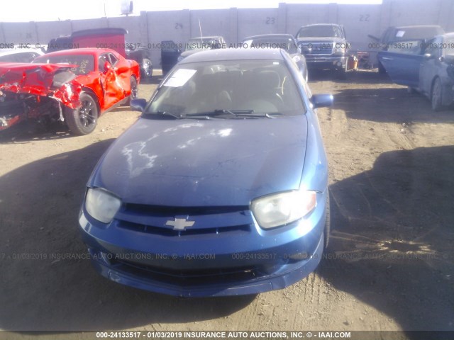 1G1JH52F647175998 - 2004 CHEVROLET CAVALIER LS SPORT BLUE photo 6