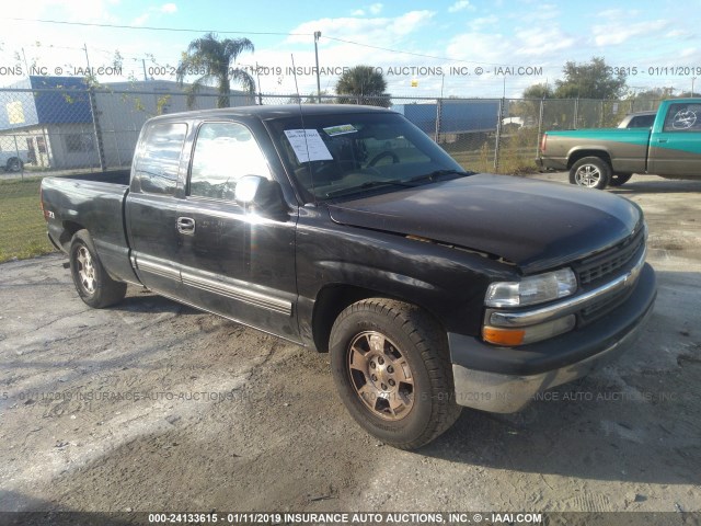 2GCEC19V1Y1386607 - 2000 CHEVROLET SILVERADO C1500 BLACK photo 1