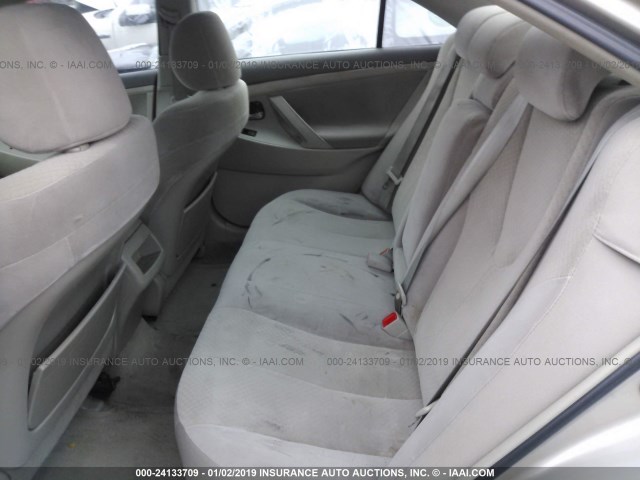 4T1BE46K48U256703 - 2008 TOYOTA CAMRY CE/LE/XLE/SE GOLD photo 8