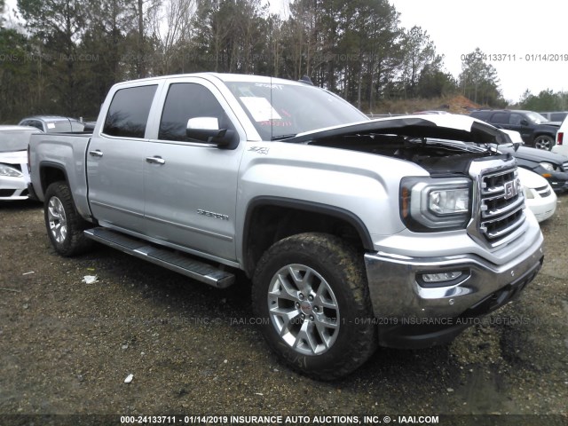 3GTU2NEC2HG357196 - 2017 GMC SIERRA K1500 SLT SILVER photo 1