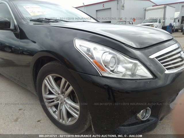 JN1CV6AP0BM305297 - 2011 INFINITI G37 SPORT BLACK photo 6