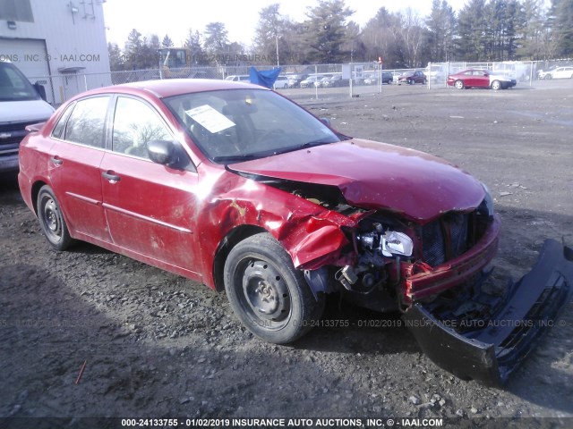 JF1GE616X8H503561 - 2008 SUBARU IMPREZA 2.5I RED photo 1