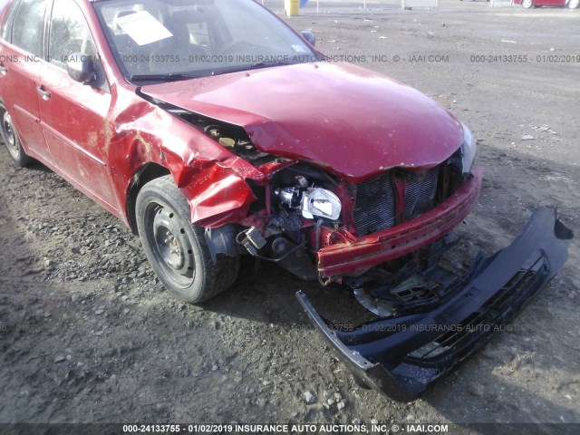 JF1GE616X8H503561 - 2008 SUBARU IMPREZA 2.5I RED photo 6