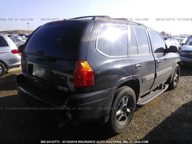 1GKDT13S432263472 - 2003 GMC ENVOY BLACK photo 4