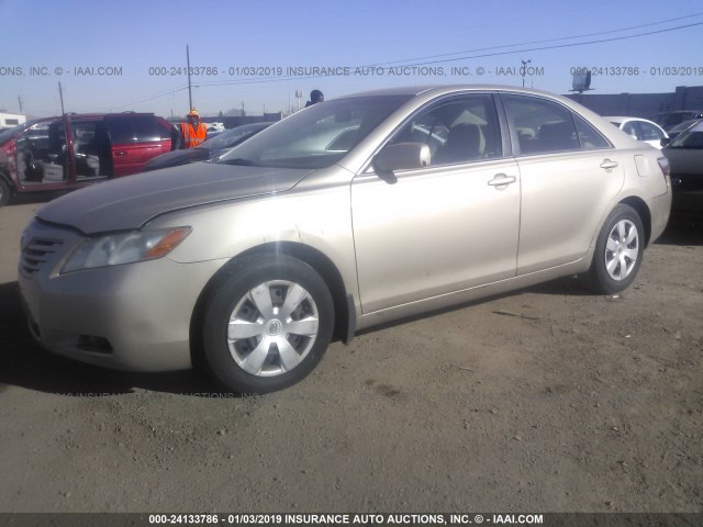 4T1BE46KX7U509179 - 2007 TOYOTA CAMRY NEW GENERAT CE/LE/XLE/SE GOLD photo 2