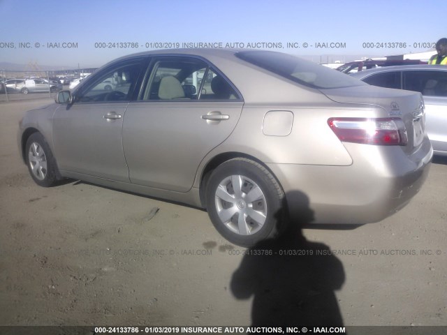 4T1BE46KX7U509179 - 2007 TOYOTA CAMRY NEW GENERAT CE/LE/XLE/SE GOLD photo 3