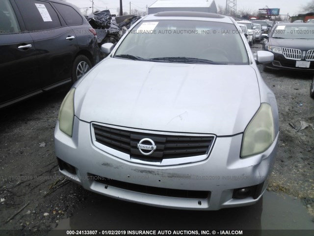 1N4BA41E28C833161 - 2008 NISSAN MAXIMA SE/SL SILVER photo 6