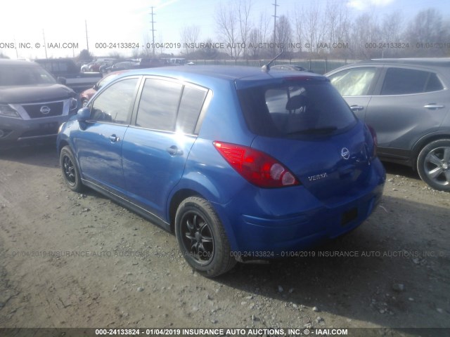 3N1BC13E87L350263 - 2007 NISSAN VERSA S/SL BLUE photo 3