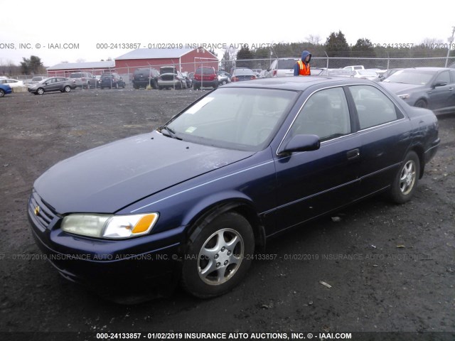 4T1BG22K3VU091534 - 1997 TOYOTA CAMRY CE/LE/XLE BLUE photo 2