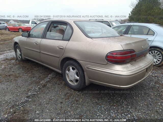 1G3NG52MXX6302451 - 1999 OLDSMOBILE CUTLASS GLS GOLD photo 3