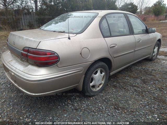 1G3NG52MXX6302451 - 1999 OLDSMOBILE CUTLASS GLS GOLD photo 4