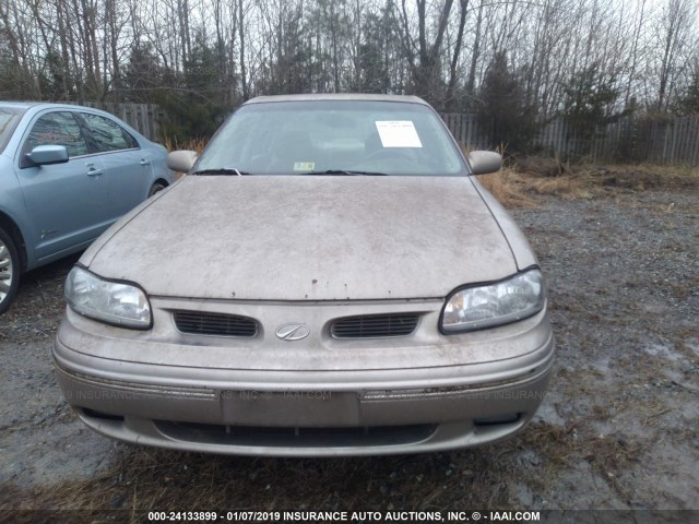 1G3NG52MXX6302451 - 1999 OLDSMOBILE CUTLASS GLS GOLD photo 6