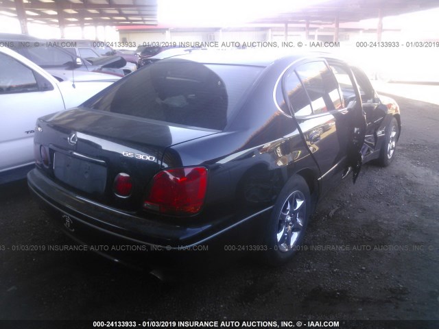 JT8BD69S230175003 - 2003 LEXUS GS 300 BLACK photo 4