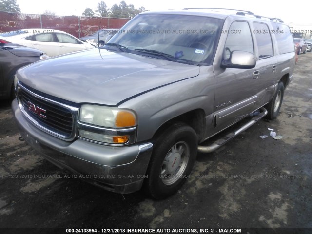 3GKEC16T21G261927 - 2001 GMC YUKON XL C1500 BEIGE photo 2