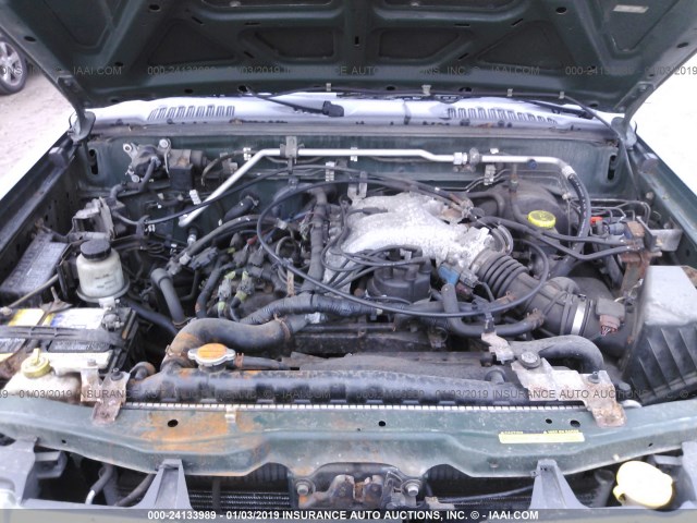 5N1ED28Y61C571553 - 2001 NISSAN XTERRA XE/SE GREEN photo 10