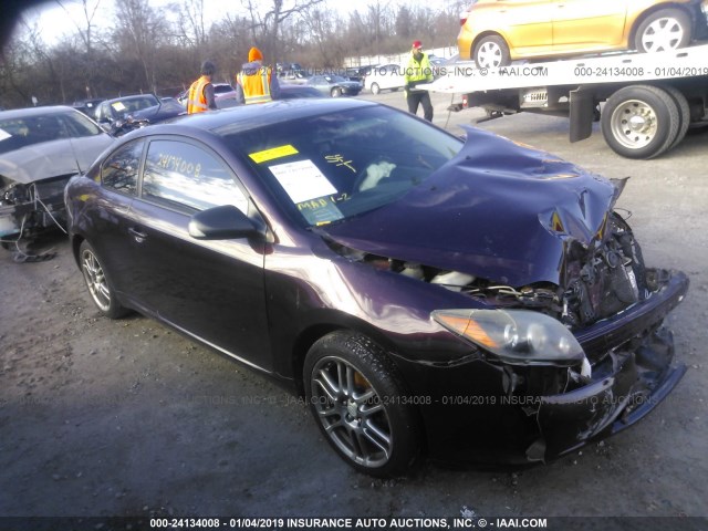 JTKDE167880256386 - 2008 TOYOTA SCION TC იასამნისფერი ფოტო 1