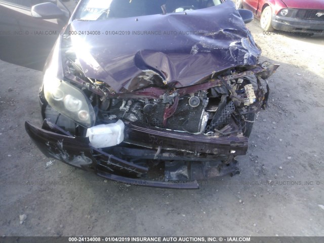 JTKDE167880256386 - 2008 TOYOTA SCION TC იასამნისფერი ფოტო 6