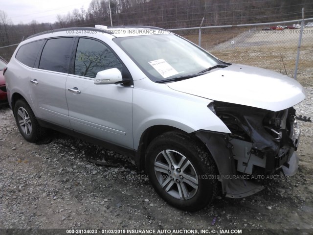 1GNKVHKD4GJ182306 - 2016 CHEVROLET TRAVERSE LT SILVER photo 1