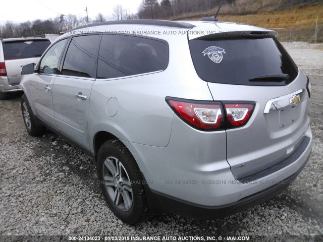 1GNKVHKD4GJ182306 - 2016 CHEVROLET TRAVERSE LT SILVER photo 3