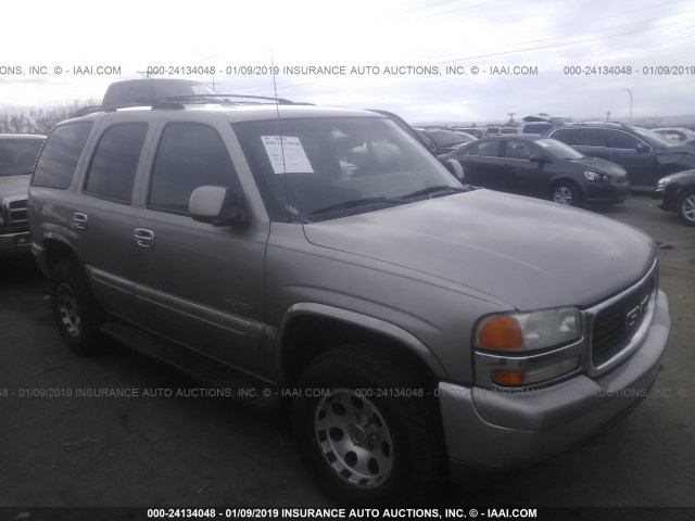 1GKEC13V01R150783 - 2001 GMC YUKON BEIGE photo 1