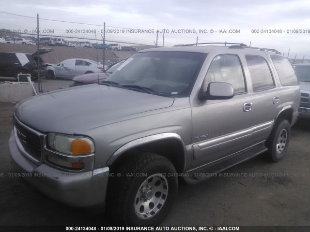 1GKEC13V01R150783 - 2001 GMC YUKON BEIGE photo 2