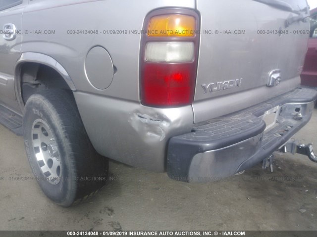 1GKEC13V01R150783 - 2001 GMC YUKON BEIGE photo 6