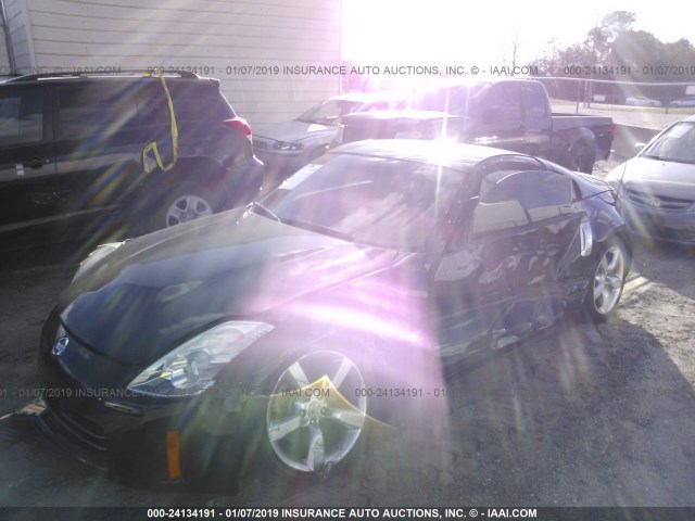 JN1BZ34E37M550207 - 2007 NISSAN 350Z COUPE BLACK photo 2